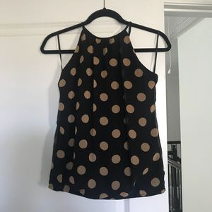 Express Polkadot Tank Blouse